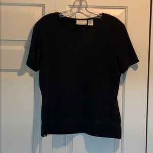 “Preview Collection” Top w/ sheer panel